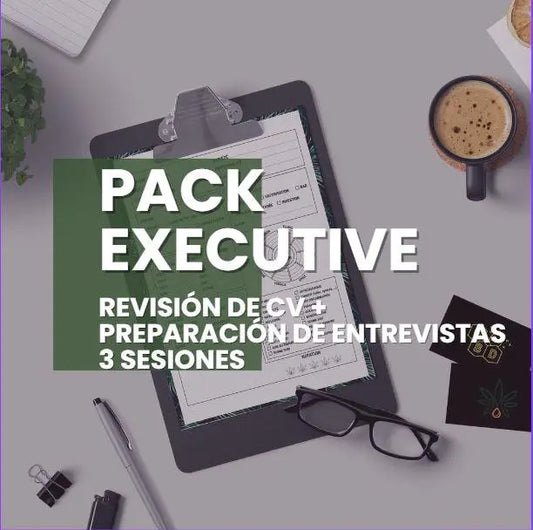 Pack Executive: Revisión de CV + 3 Sesiones de Preparación de entrevistas de 60 minutos - Actualiza tu curriculum
